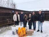 Тульская область: представители МСР передали приюту для бездомных собак корм и лекарства
