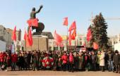 Митинг в Челябинске в честь 100-летия Красной Армии