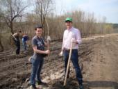 В Киеве высадили новый парк