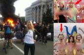 ���������� Femen ����������� � ����� � ���� ���������� � ������