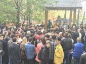 Пензенская молодежь встретила и проводила Алексея Навального аплодисментами