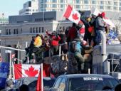 Канада объявила режим ЧП из-за коронавирусного протеста дальнобойщиков