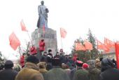 В ЛНР коммунисты провели митинг в честь 100-летия создания РККА