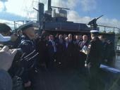 Г.А. Зюганов посетил крейсер Аврора