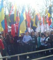 Активісти ПРП взяли участь в акції «Вставай, Україно!» в Чернігові