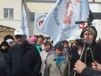Митинг в Апрелевке. Фото: Александр Гаврилин, Каспаров.Ru Митинг в Апрелевке. Фото: Александр Гаврилин, Каспаров.Ru