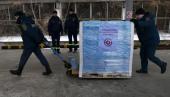 Гуманитарная колонна МЧС России прибыла на пункты разгрузки в Донбассе