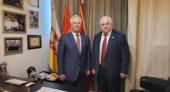 Рабочая встреча Казбека Тайсаева с Первым секретарем ЦК КПУ Петром Симоненко