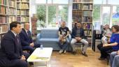 Олег Лебедев провёл прием и встречу с избирателями в Батецком районе Новгородской области